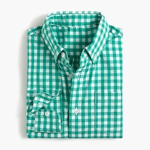 J. Crew boys La Jolla green button down size 16